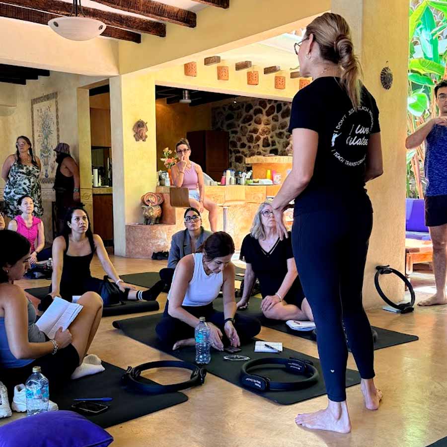 Curso de Pilates y embarazo en Puerto Vallarta México