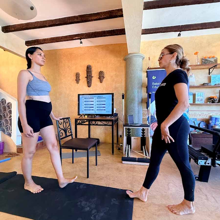 Curso de Pilates y embarazo en Puerto Vallarta México